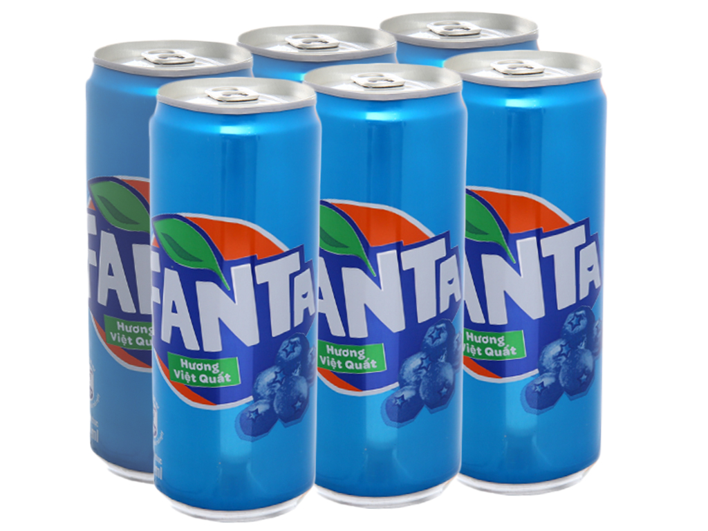 LỐC 6 LON NƯỚC NGỌT FANTA VIỆT QUỐC-330ML