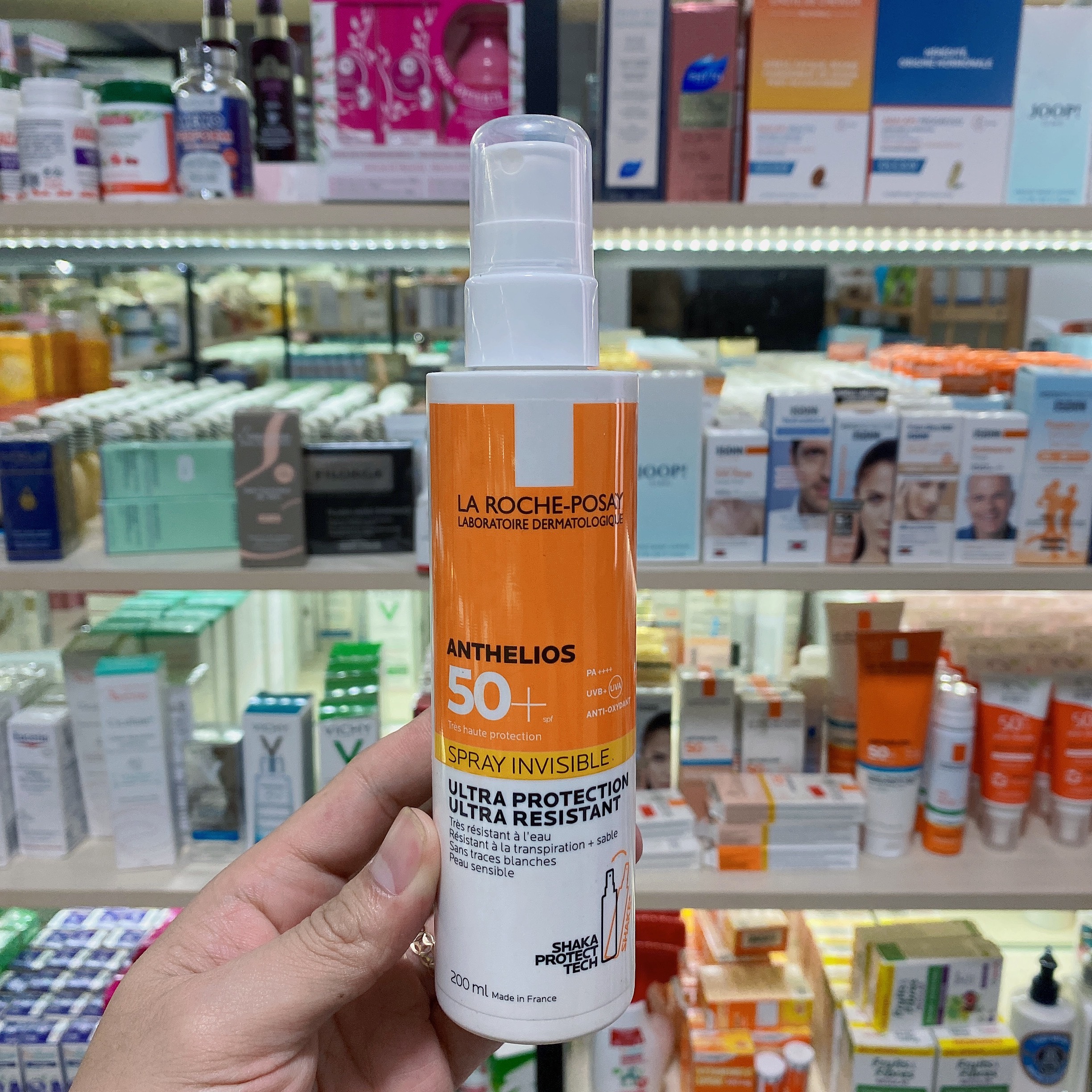 Xịt chống nắng laroche posay anthelios mist spf50 200ml