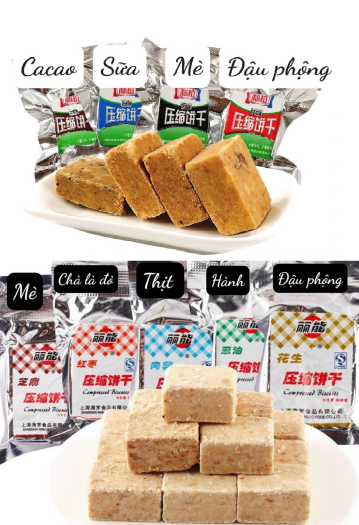 Gói 500gr lương khô mini mix sẵn các vị