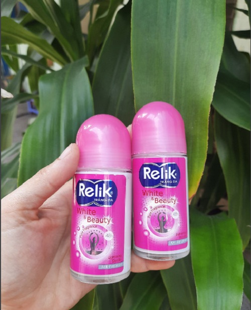 Lăn khử mùi Relik White Beauty - Da Sáng Hồng Niềm Vui Mỗi Ngày