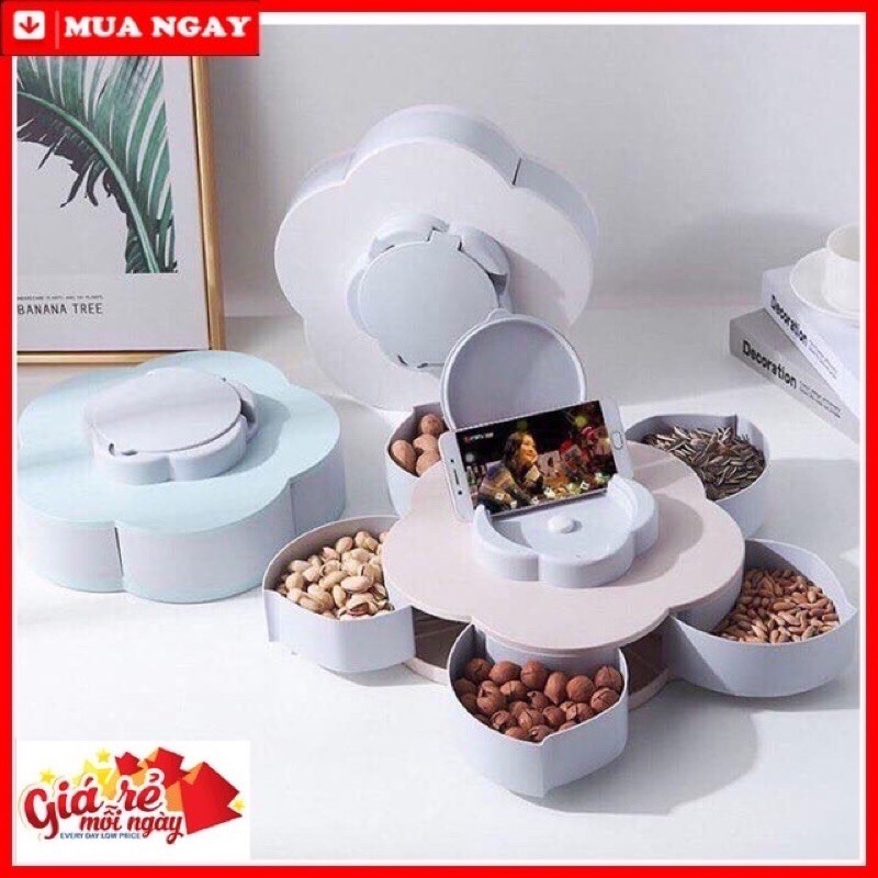 Khay mứt đa năng hình 5 cánh hoa