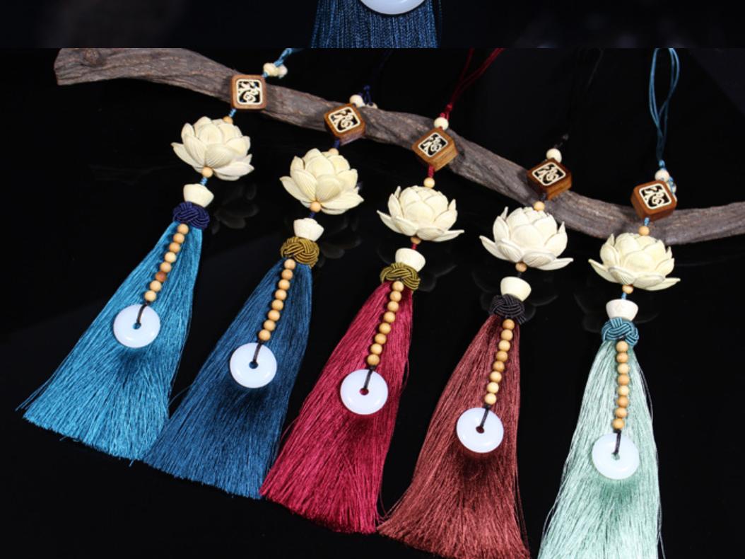 Dây Treo Xe Phong Thủy May Mắn, Bình An