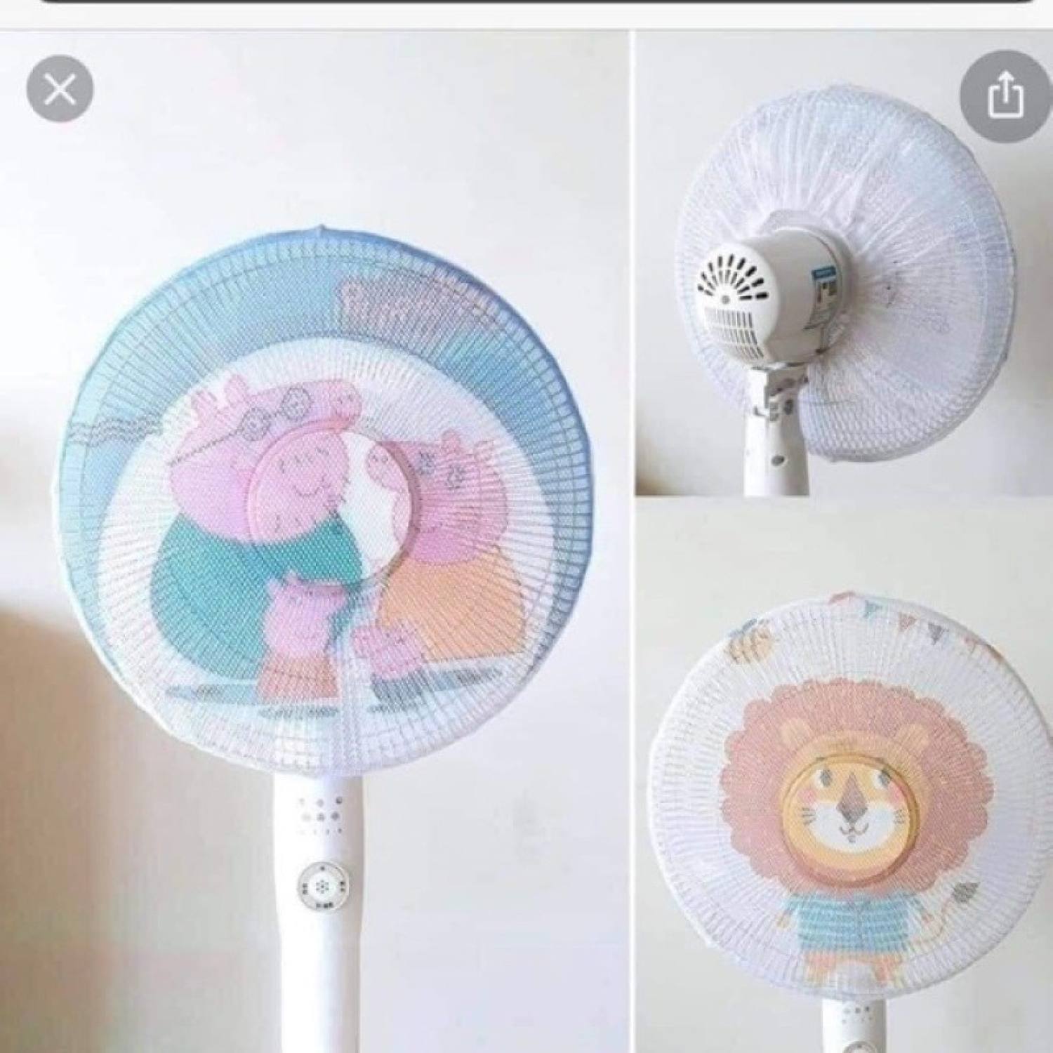 Lưới bọc quạt nhiều hình cute ngăn bụi bẩn, an toàn cho trẻ nhỏ phù hợp với nhiều loại quạt