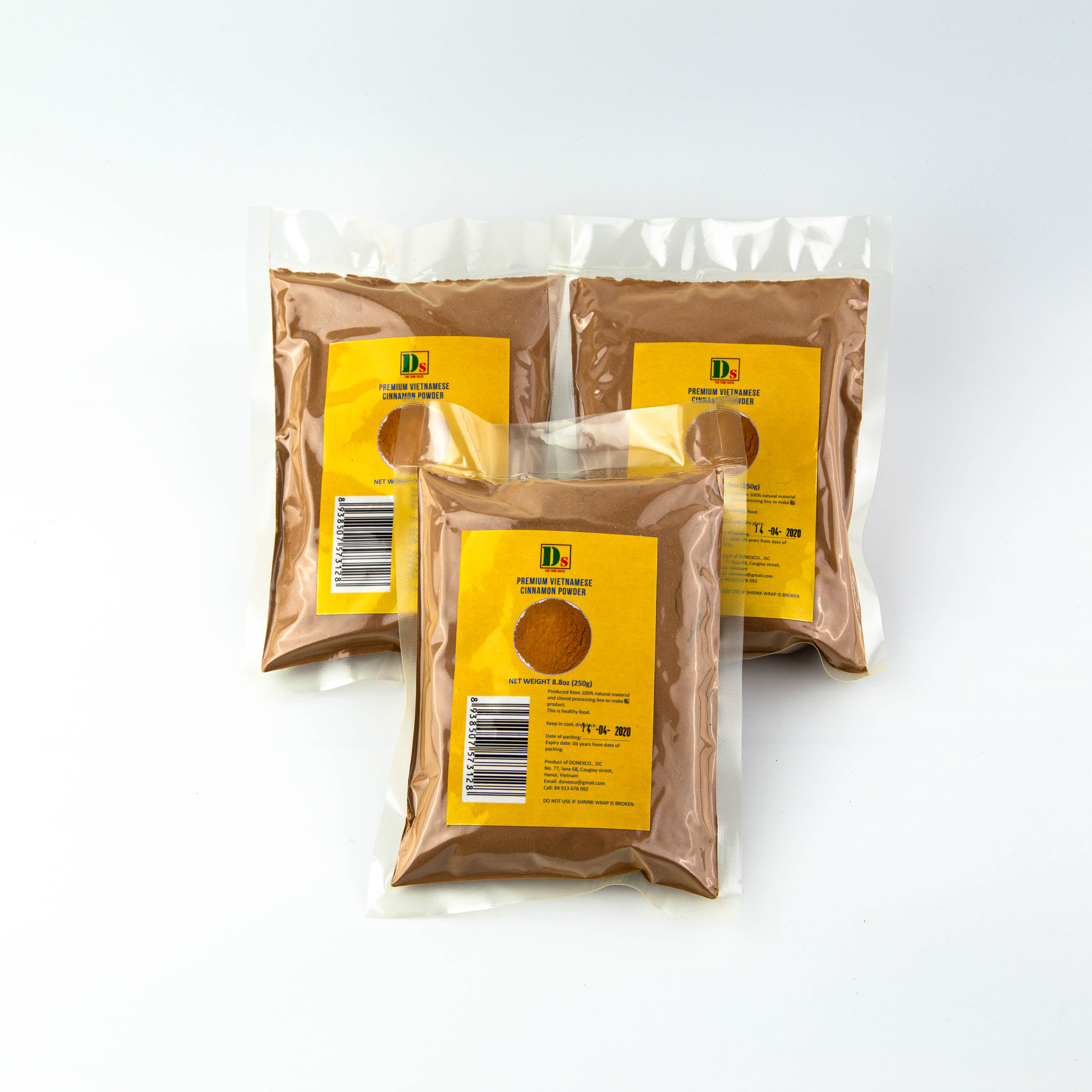 Bột quế nguyên chất 250g, đã cạo sạch vỏ, hàm lượng tinh dầu cao, hàng xuất Mỹ