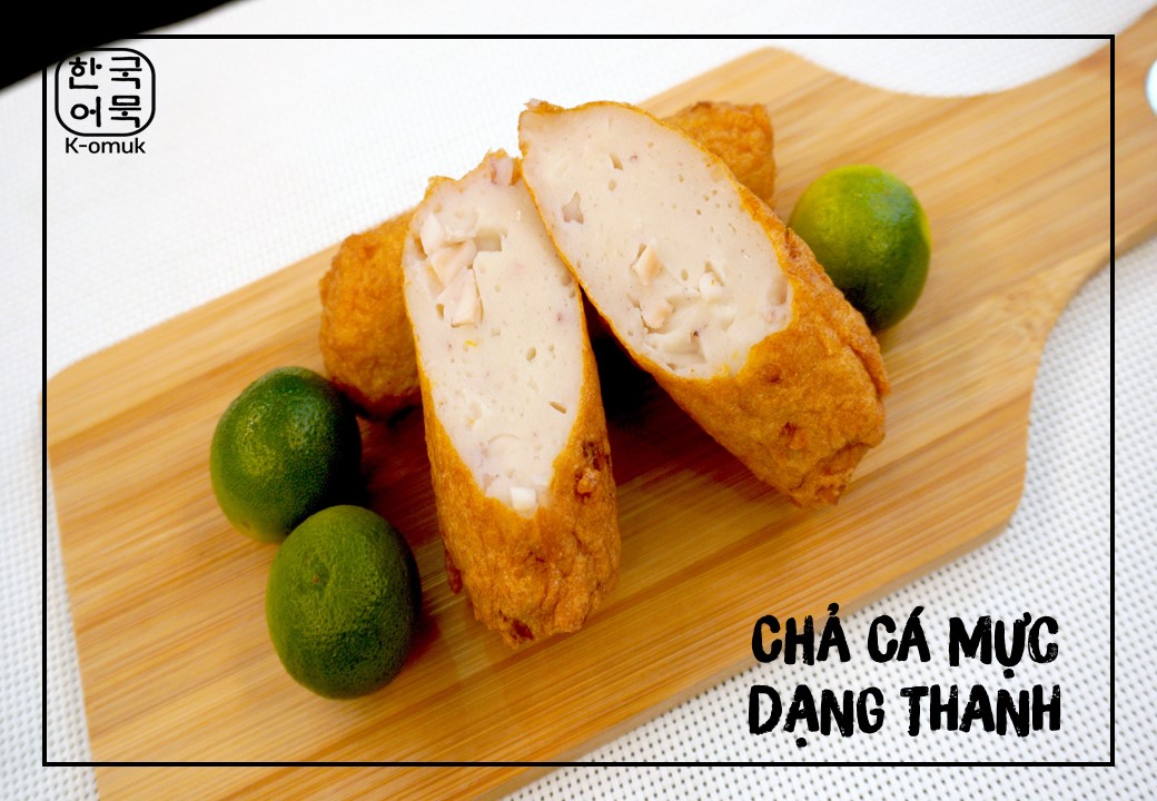[HCM][CHỈ GIAO TẠI TPHCM] Chả Cá Mực Hàn Quốc K-omuk Dạng Thanh 300G (có ảnh thật)