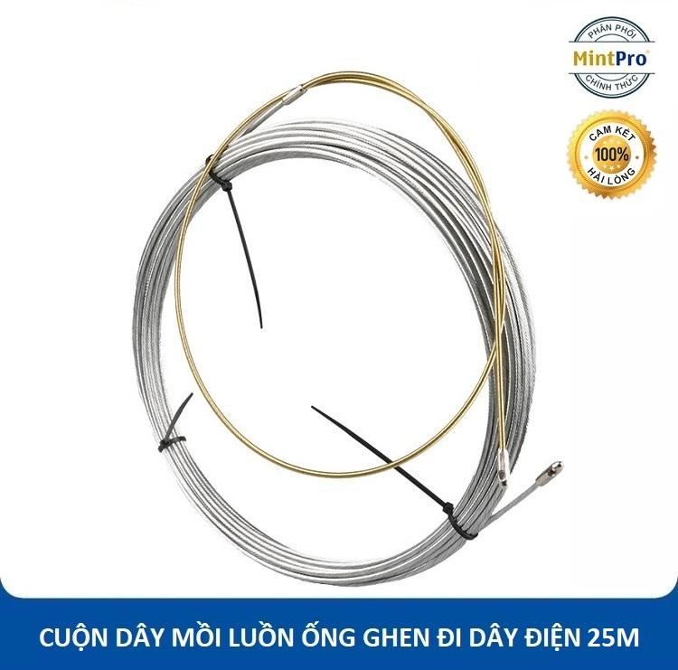 Dây mồi cáp lụa luồn ống ghen đi dây điện - Cuộn 25m