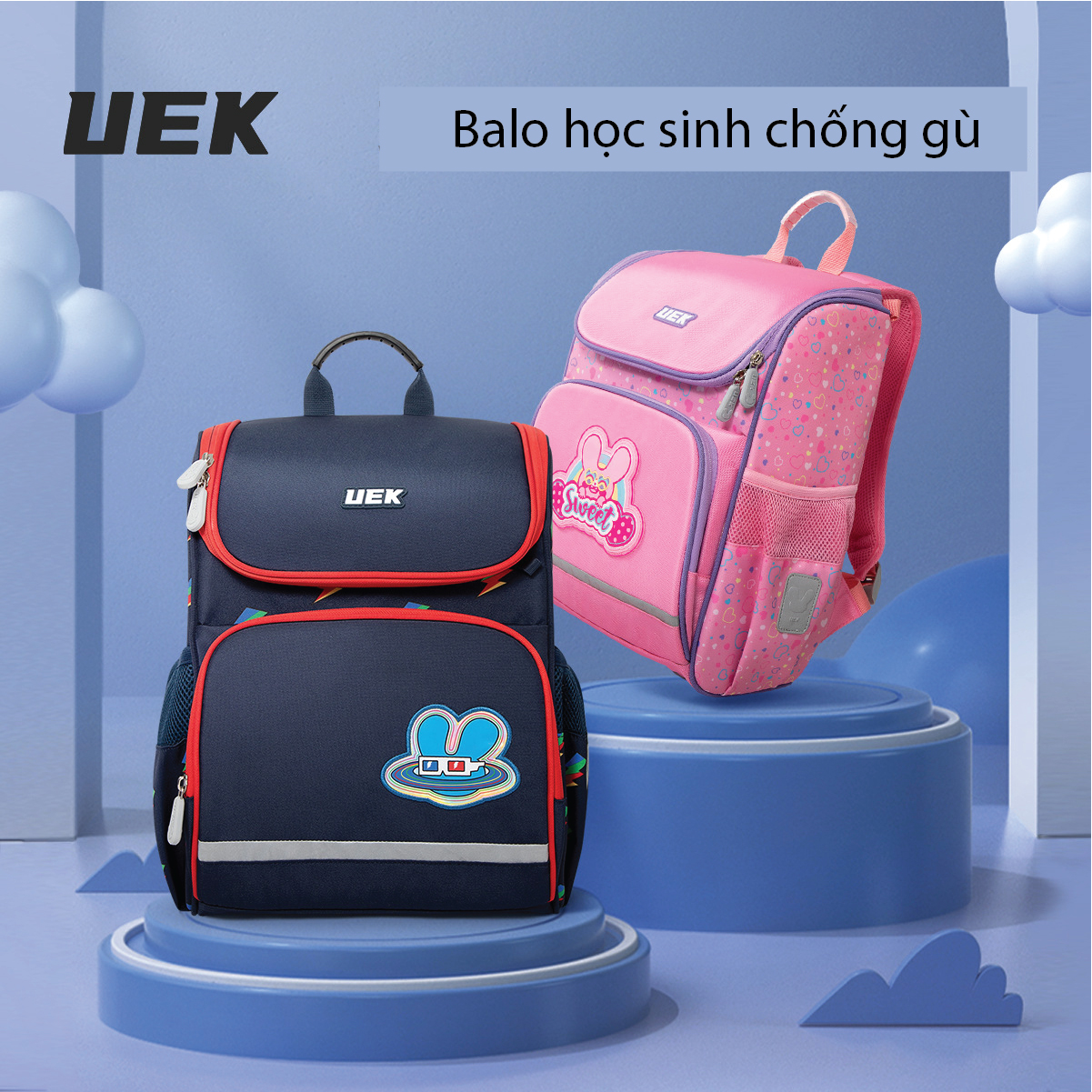 Balo chống gù uek chống thấm chống bụi bẩn
