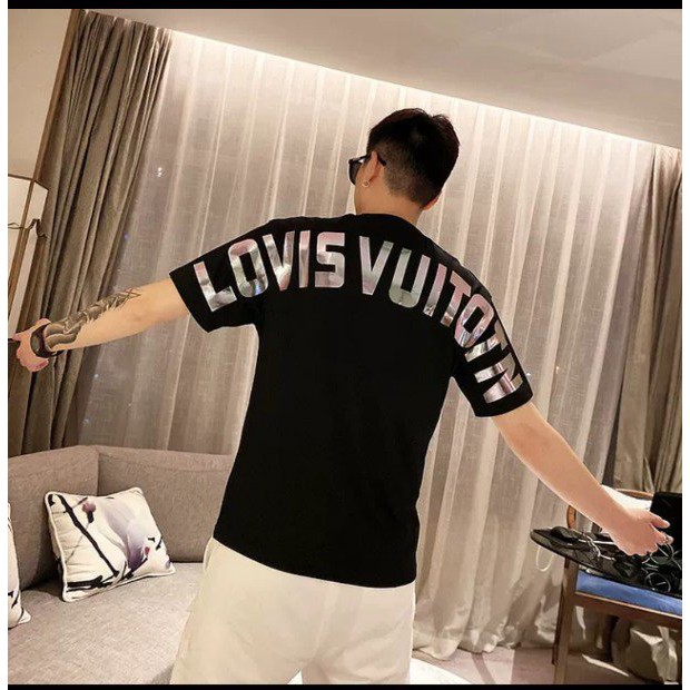 Áo thun Stee nam tay lỡ unisex form rộng LOVIS VUITON II 2 chất vải cotton xịn Trumunisex