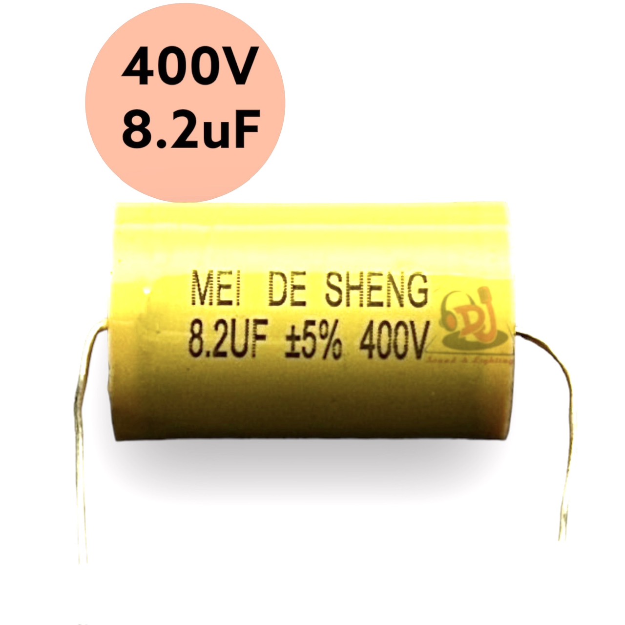 Tụ phân tần loa 8.2uf, 400v meidesheng tụ loa loại tốt