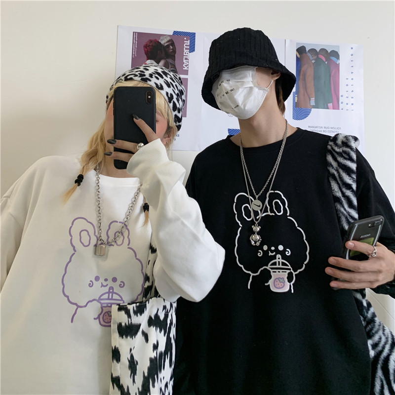 Áo sweater nam nữ in gấu siêu đẹp