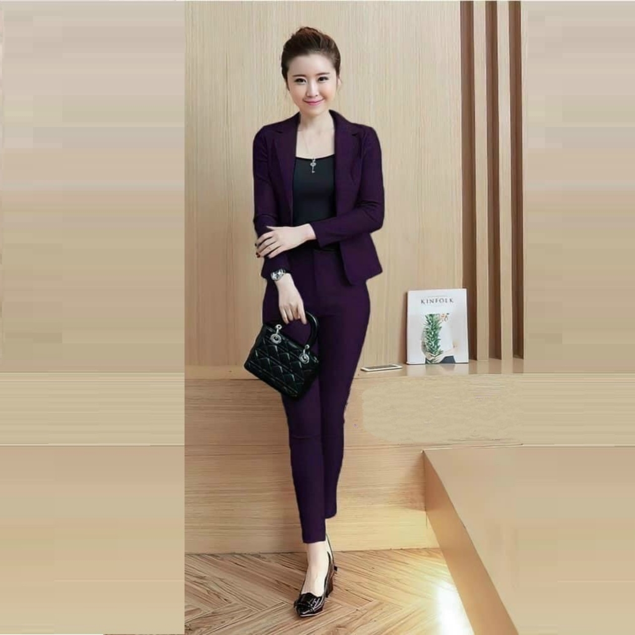 Vest nữ áo khoác vest - quần dài vj474