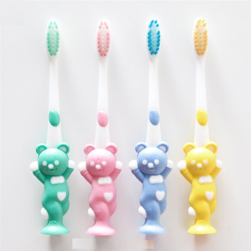 SET 4 BÀN CHẢI GẤU XUẤT NHẬT CHO BÉ