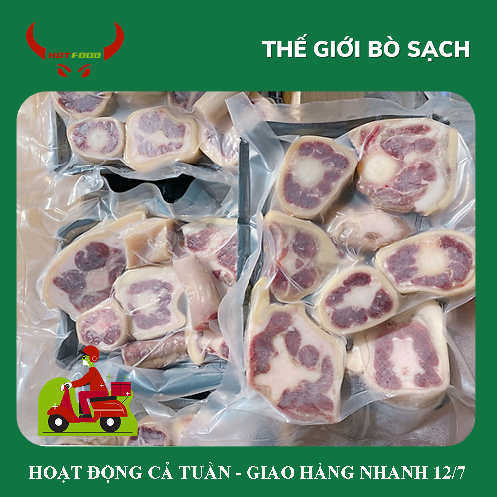 [ Miễn Phí Giao Hàng ]Đuôi Bò Úc Cắt Sẵn - Có Da Làm Lẩu Đuôi Bò, Hầm Đu Đủ,Hầm Tiêu Xanh,..  Giao Nhanh HCM