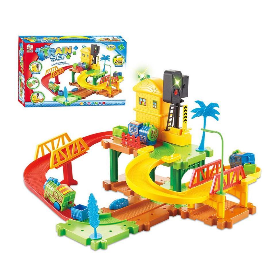 Bộ lắp ráp đường ray xe lửa đèn giao thông 533-27