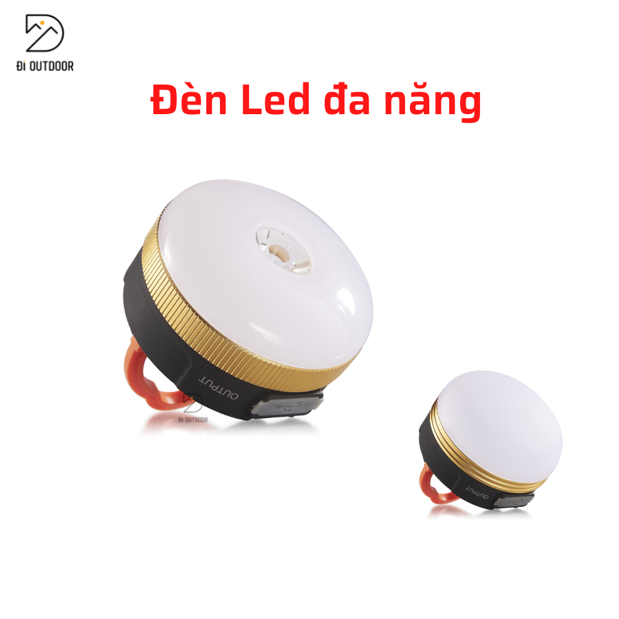 Đèn treo lều đèn cắm trại mini sạc cổng USB 3- 4 chế độ sáng