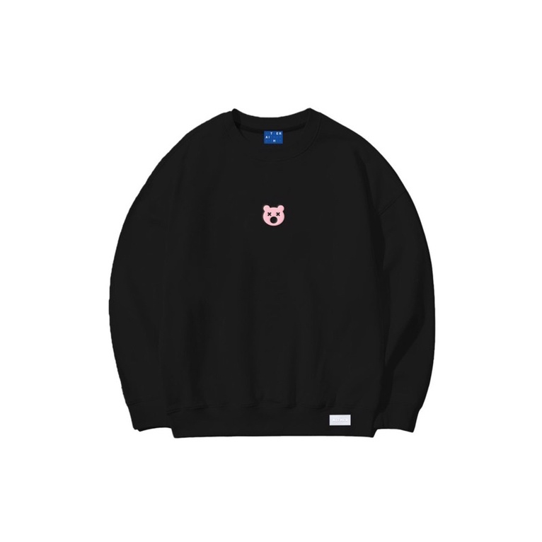 Aither studio áo nỉ sweater gấu donut unisex form rộng