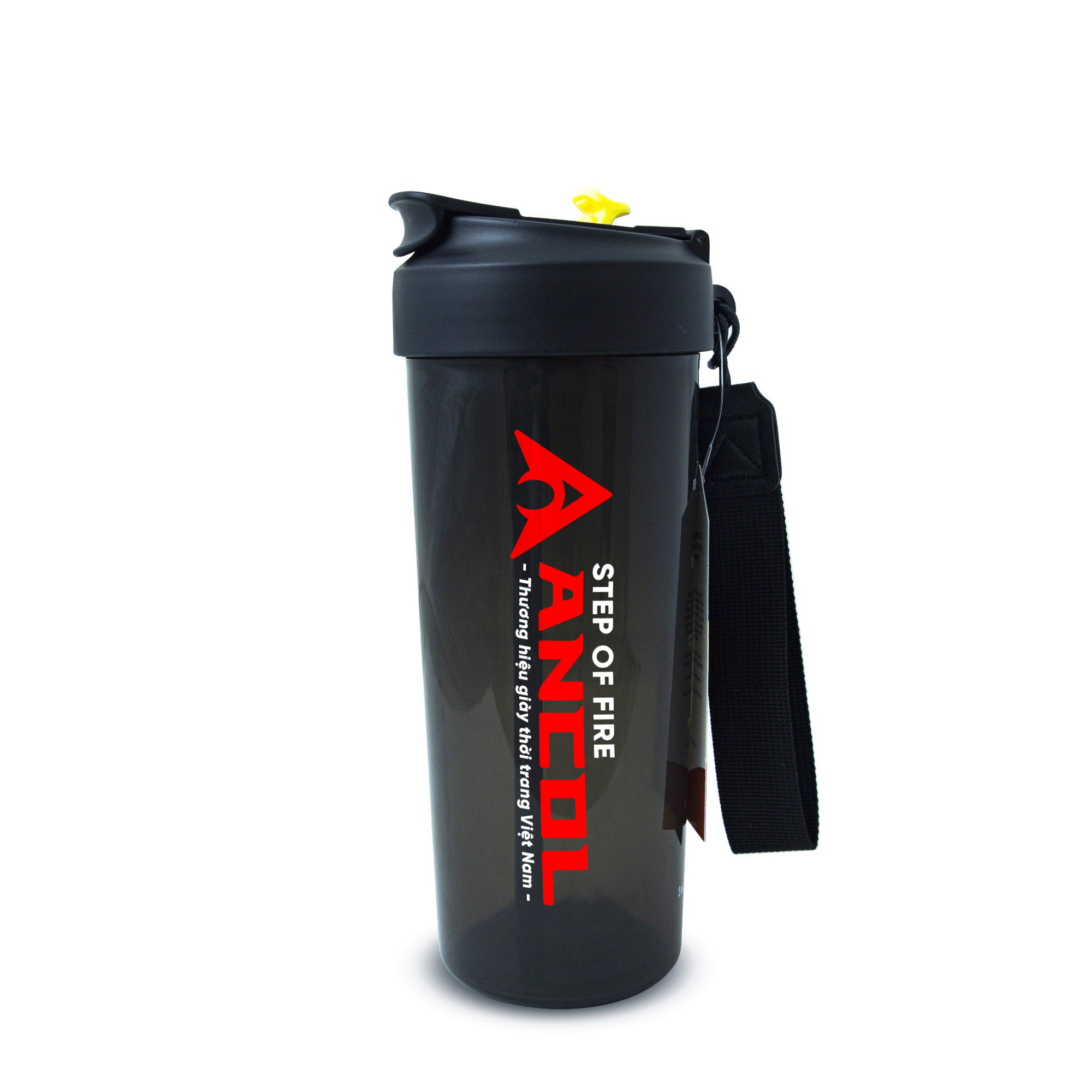 Bình nước Ancol 500ml chất liệu nhựa dùng cho hoạt động thể thao tập gym tập thể dục.