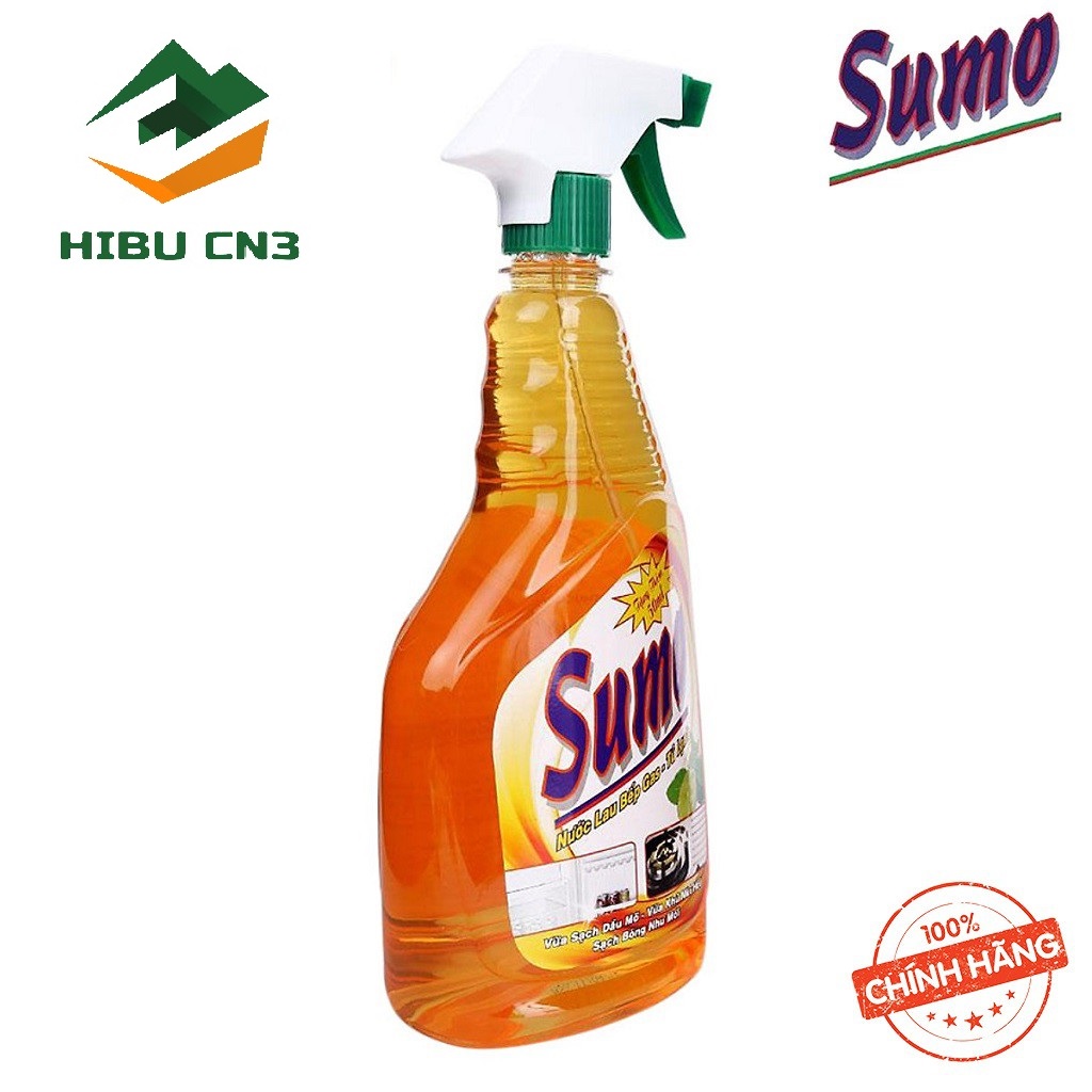 Chai nước lau bếp gas -tủ lạnh sumo 800ml