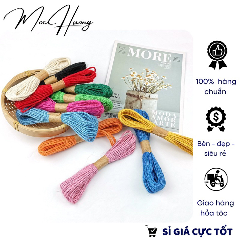 15 mét dây dù xoắn 0.8mm làm vòng handmade - mh803