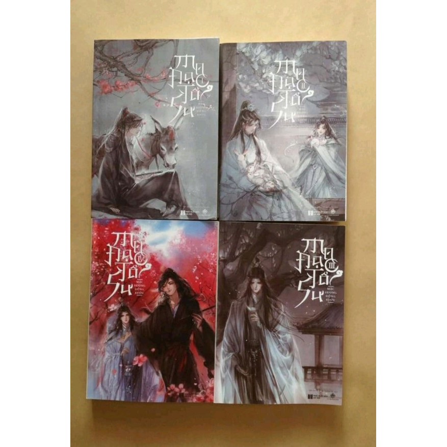nguyetlinhbook Sách Xịn - Bộ 4 Cuốn Ma Đạo Tổ Sư Tập 1 Đến Tập 4 - Tác Giả Mặc Hương Đồng Khứu (nguyetlinhbook).