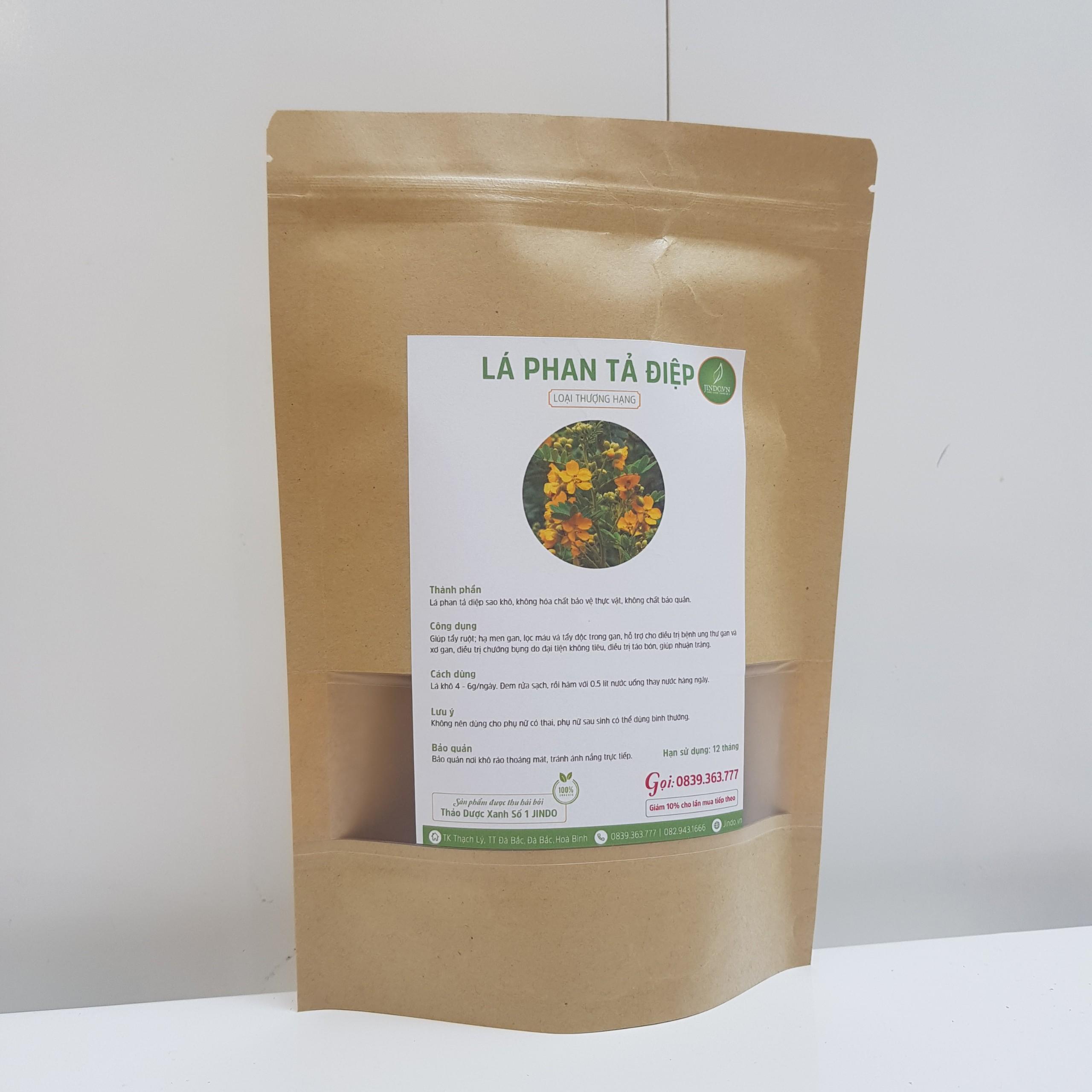 Lá phan tả diệp sấy khô 200gram loại thượng hạng - JD069 - Jindo
