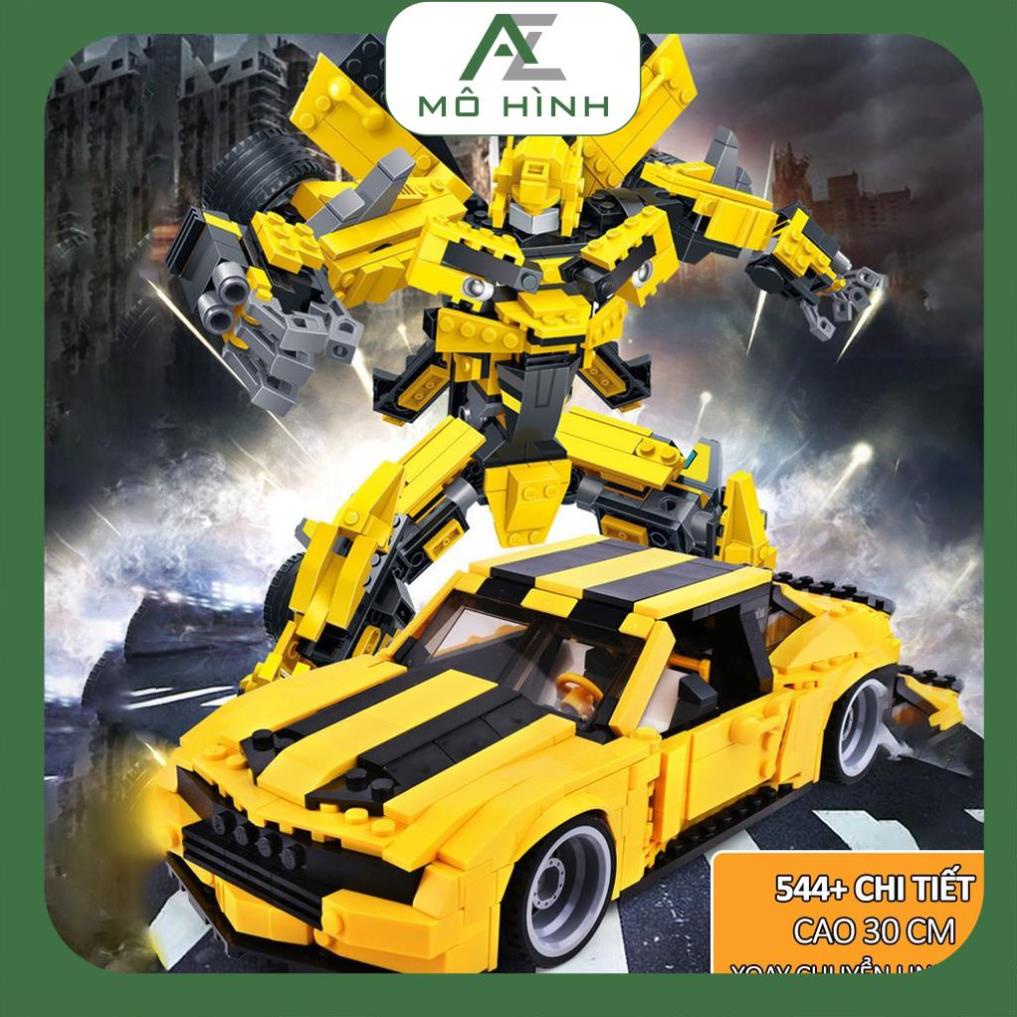 Bộ xếp hình lắp ghép lego robot biến hình Transformer Bumblebee Mô hình