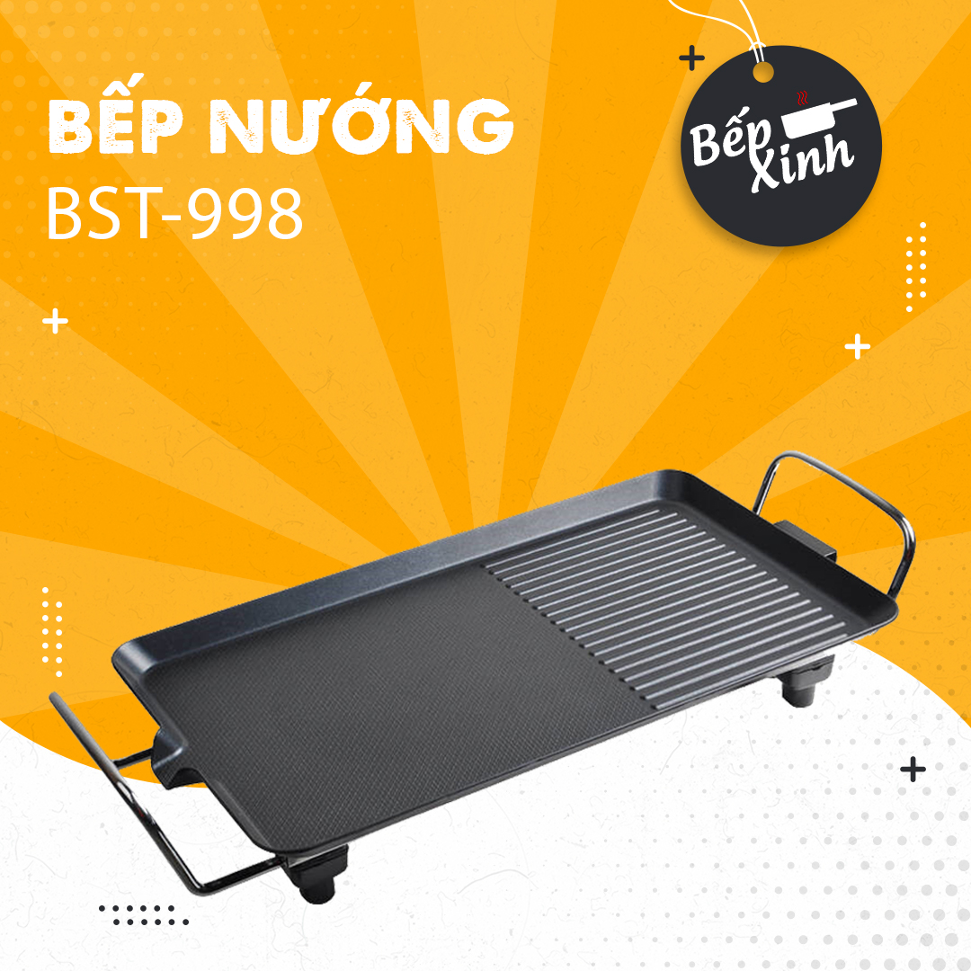 Bếp nướng điện không khói Shar.p BST998 - Công suất 1600w - Bếp nướng điện đa năng Sharp