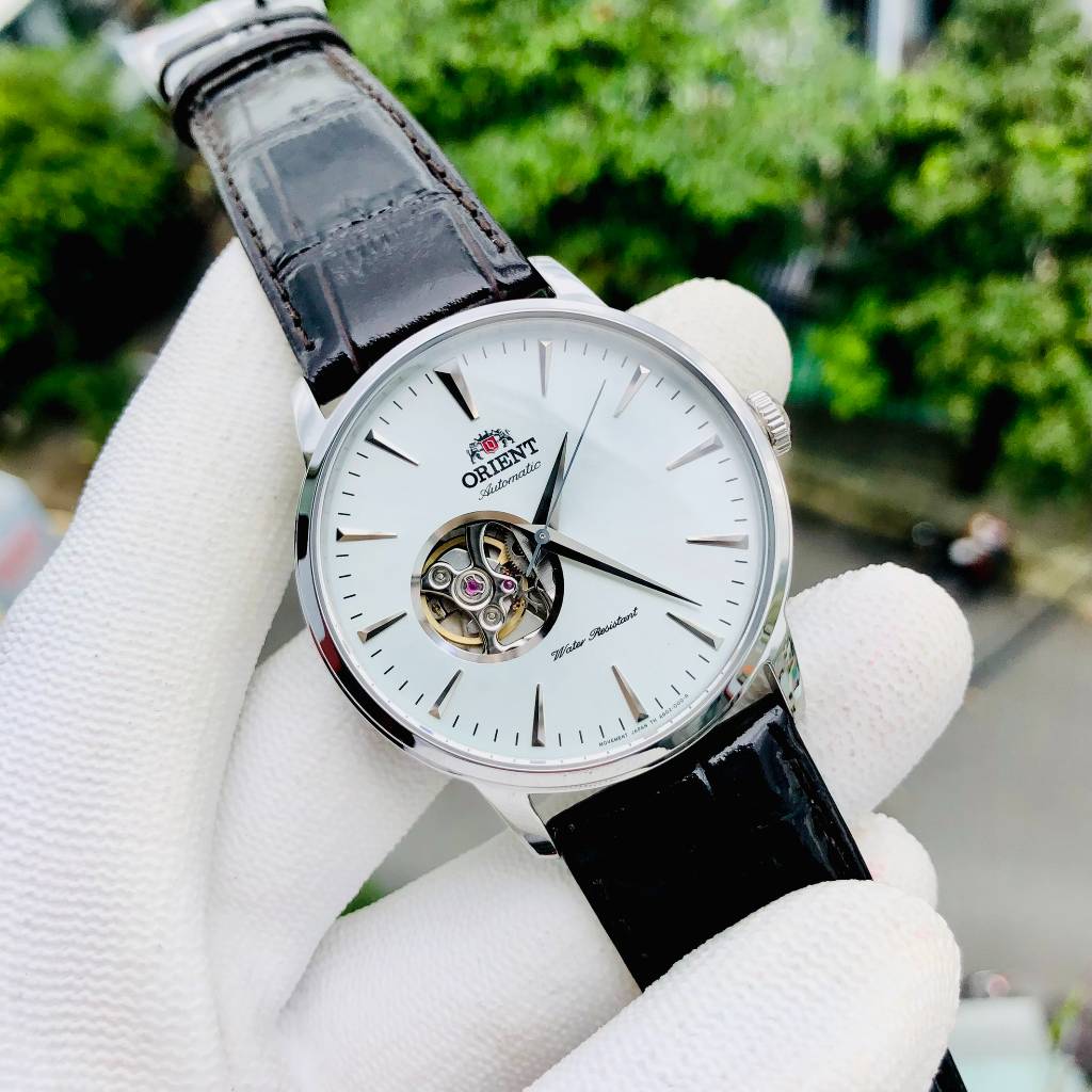 Đồng hồ nam tự động orient esteem gen 2 fag02005w0 dây nâu máy cơ size 42mm bảo hành 1 năm tại đồng hồ doanh nhân