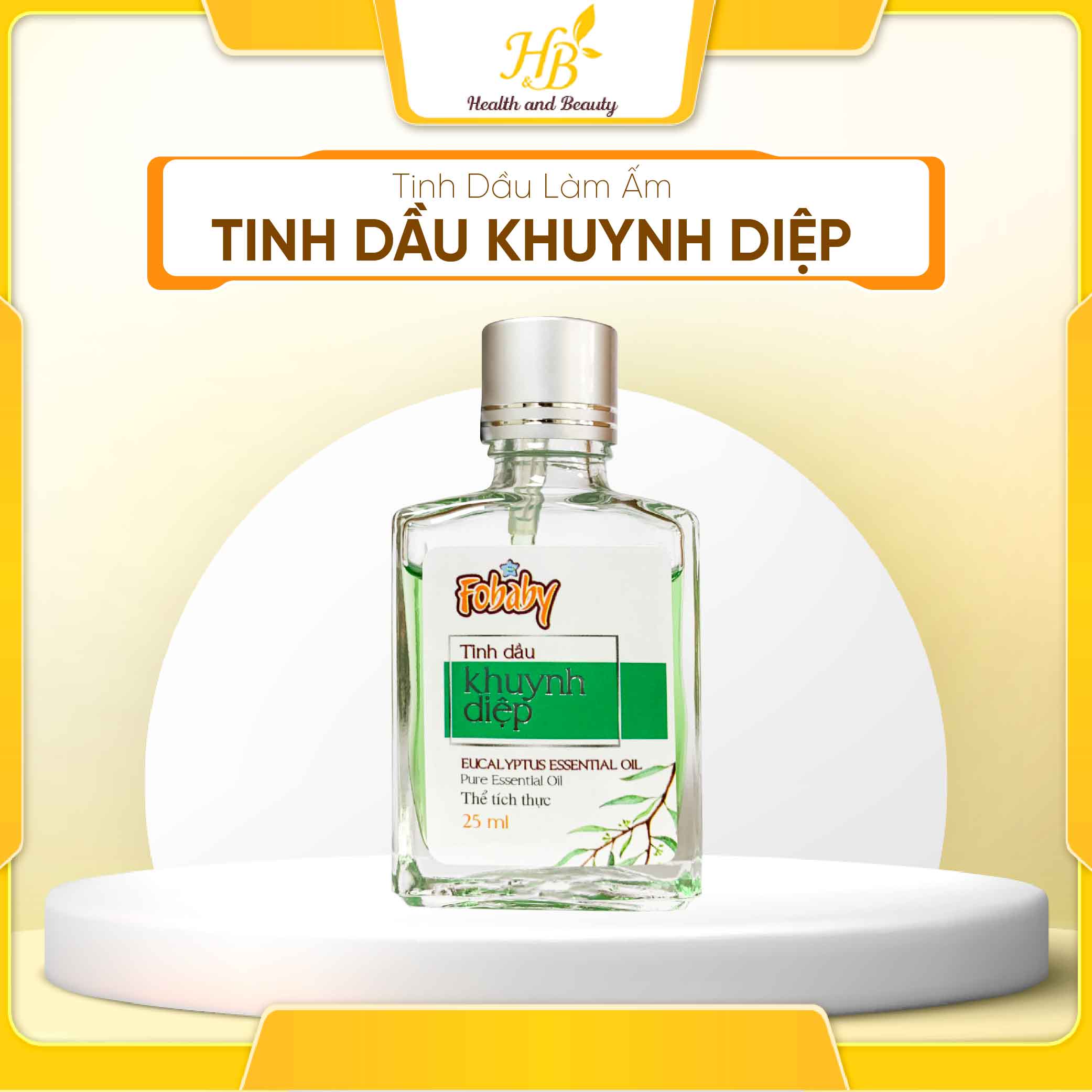 Tinh Dầu Khuynh Diệp An Toàn Cho Trẻ Giúp Làm Ấm Da - Chai 3ml/ 25ml