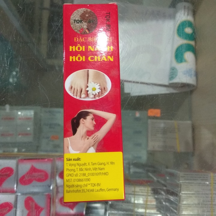 TQK-ĐẶC BIỆT TRI HÔI NÁCH HÔI CHÂN