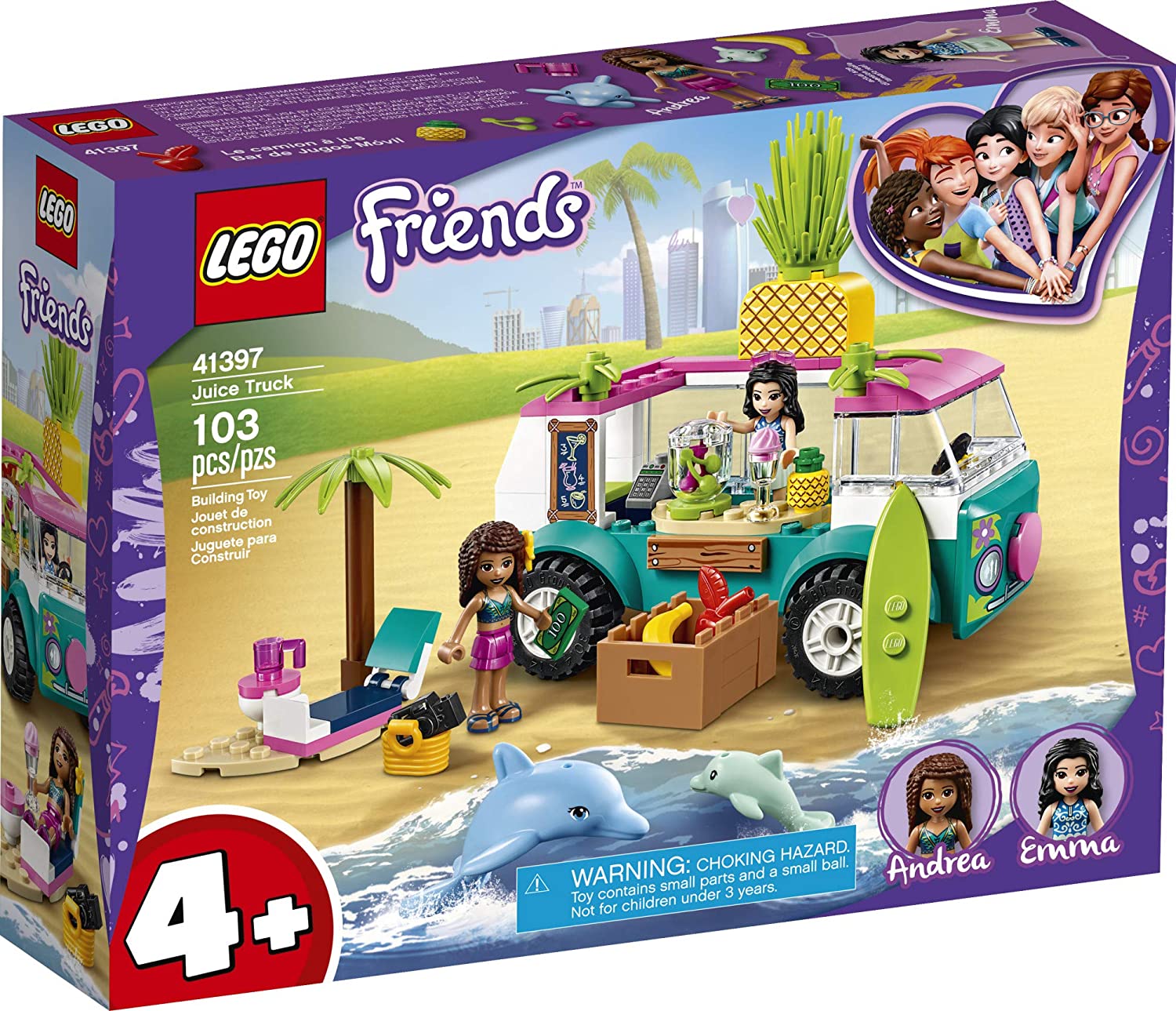 Đồ chơi lego friends - xe tải trái cây - mã sp 41397