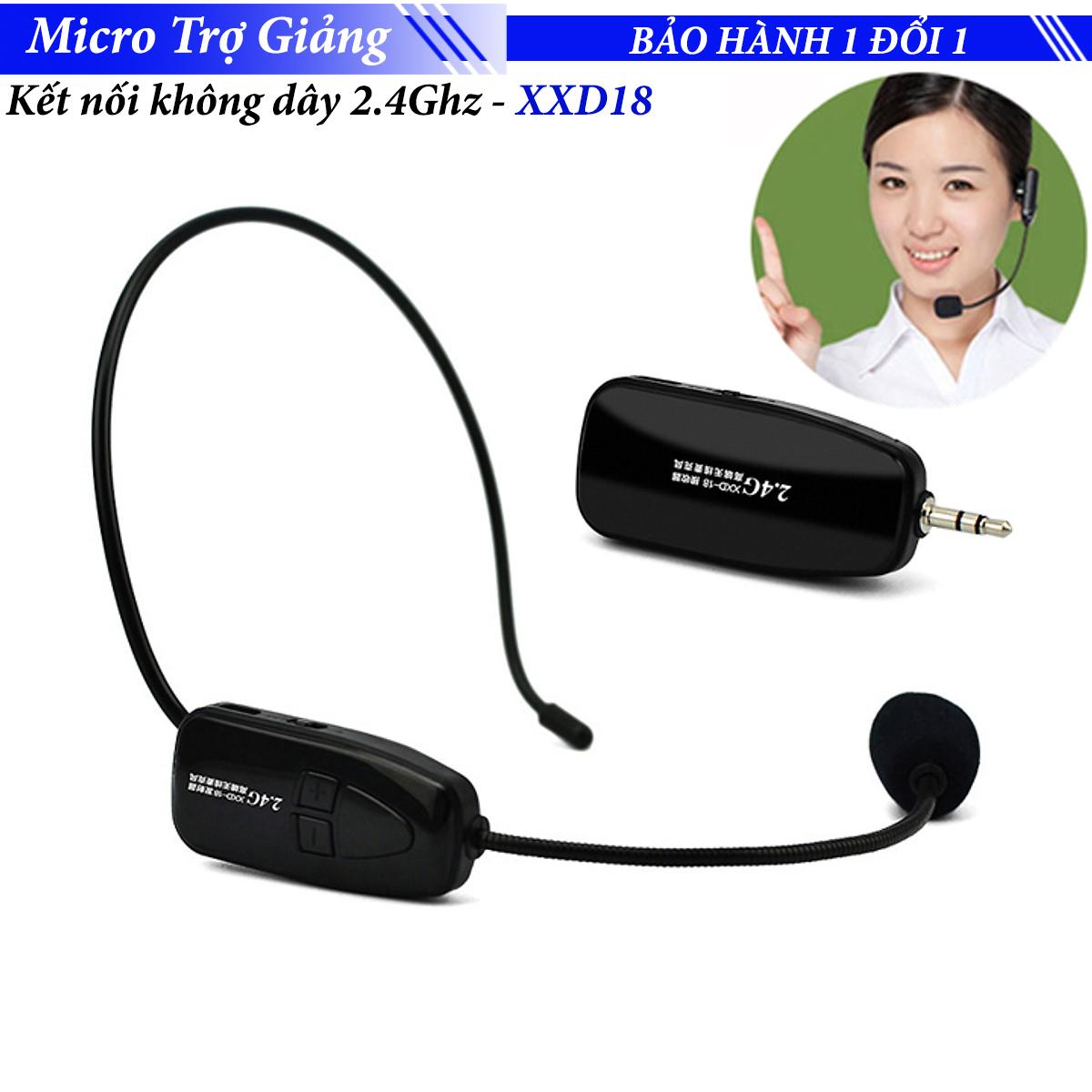 Microphone trợ giảng không dây sử dụng sóng 2.4Ghz - XXD18