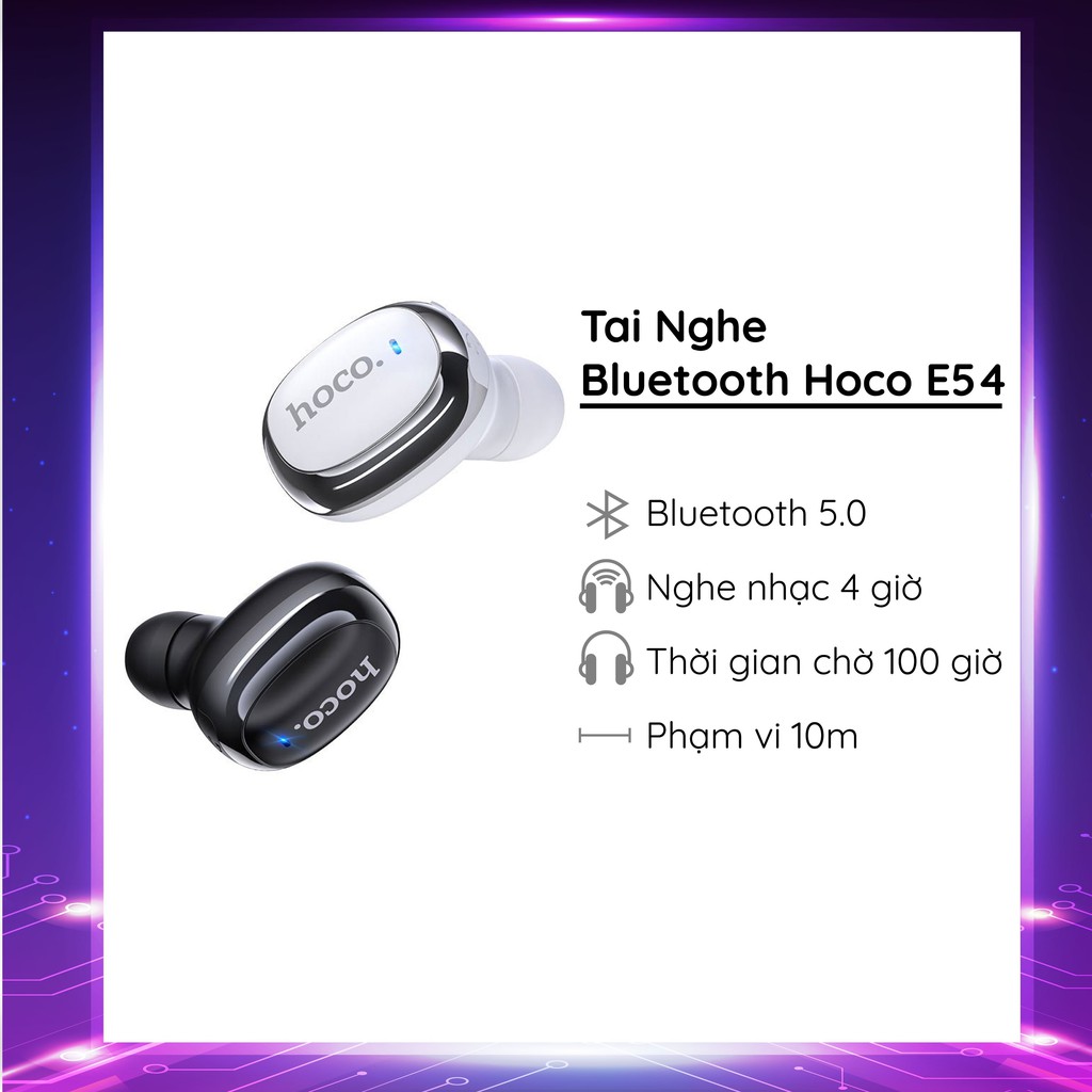 Tai Nghe Bluetooth nhét tai không dây Hoco E54 chống ồn