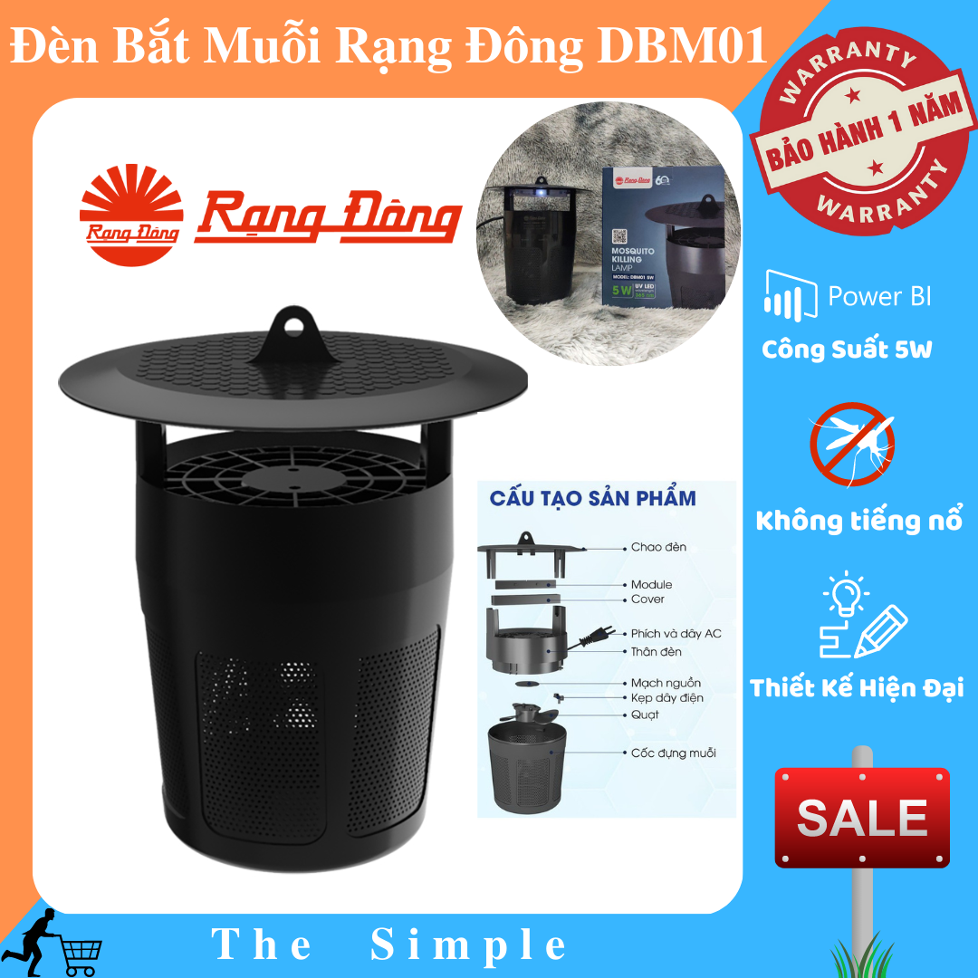 Đèn bắt muỗi rạng đông dbm01 - đèn bắt côn trùng hiệu quả - không gây tiếng nổ - kiểu dáng hiện đại - dễ dàng sử dụng , máy bắt muỗi, máy bắt muỗi thông minh, đèn bắt muỗi thông minh