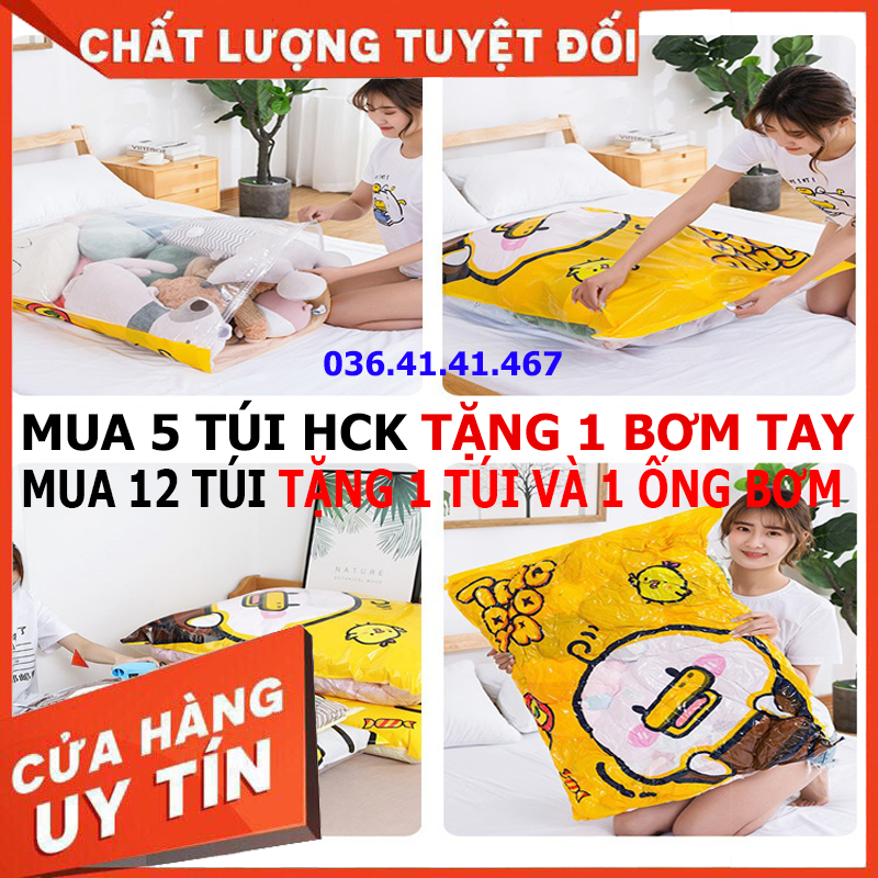 Túi hút chân không TANGDAOYA đựng bảo quản quần áo chăn màn mền giày, vali du lịch