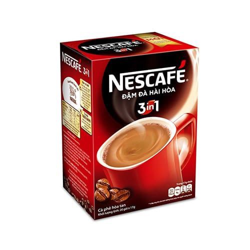 Hộp cà phê nescafe 3in1 hộp