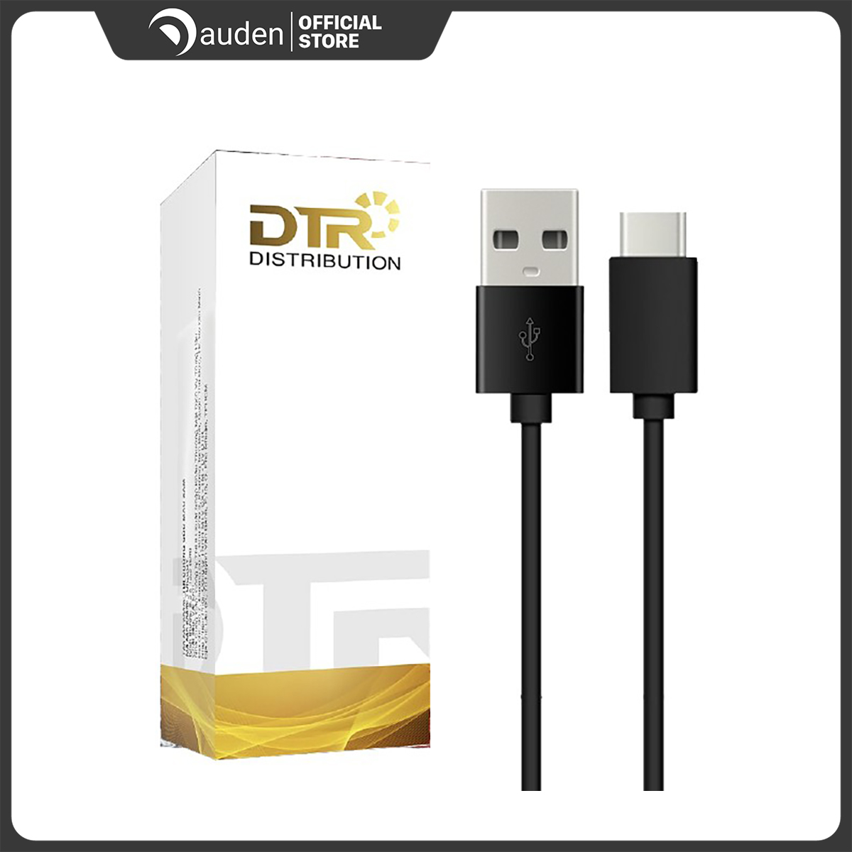 Cáp usb type c 30cm - dâu đen store