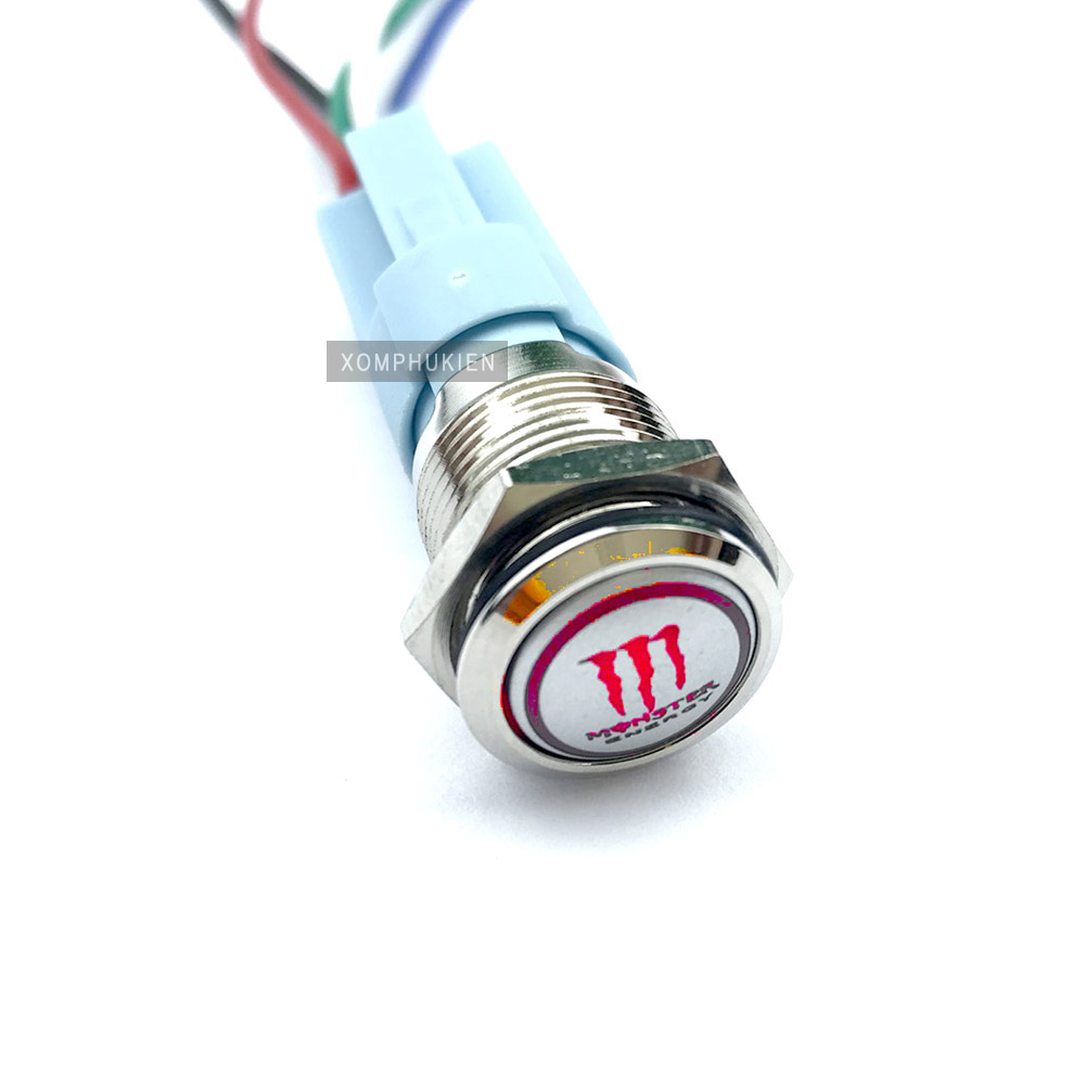 [HCM]Công Tắc Led Nhấn Giữ Kèm Giắc [ Monster ]