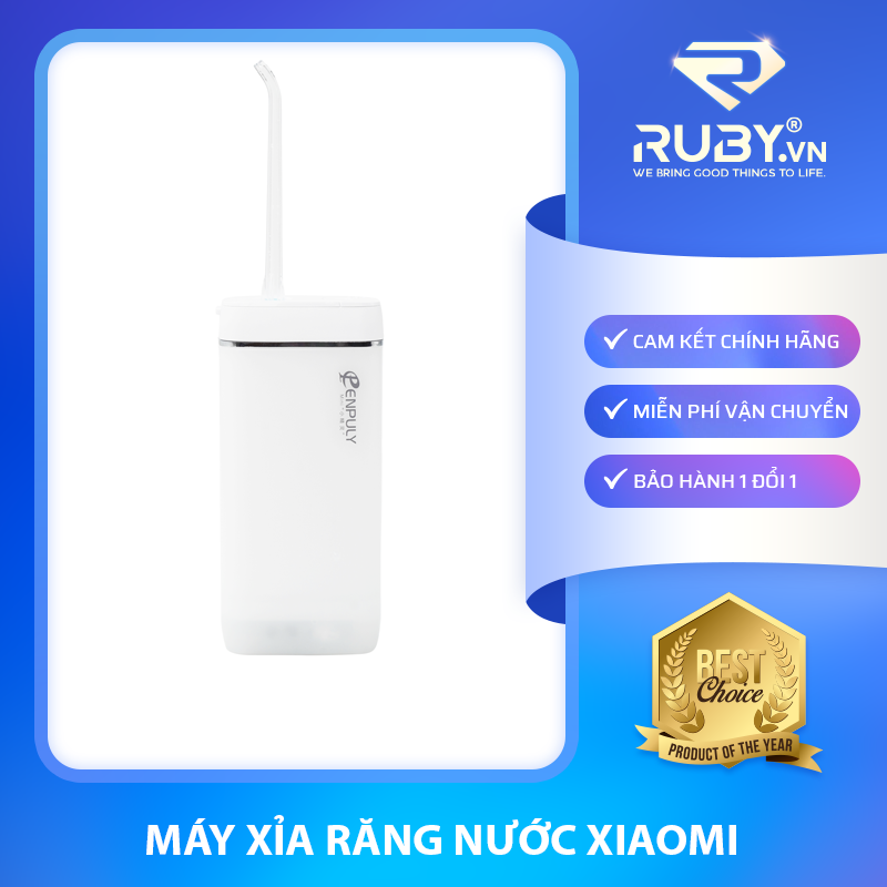 Máy xỉa răng nước Xiaomi ENPULY M6 dung tích 130ml chính hãng, phiên bản TIÊU CHUẨN/ PLUS
