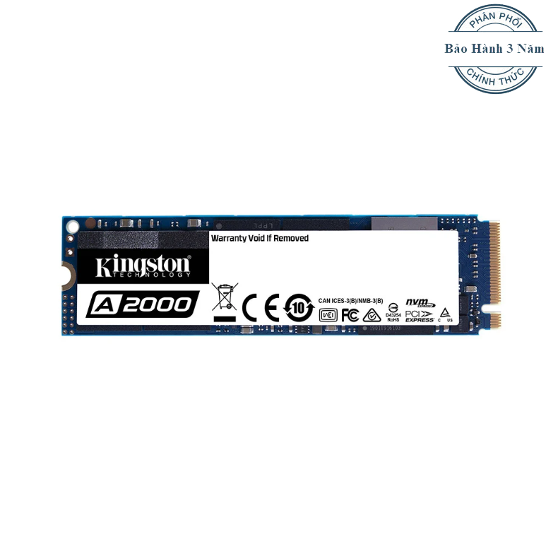 Ổ cứng SSD Kingston A2000 500GB M.2 2280 NVMe PCIe (SA2000M8/500G) - Bảo Hành 3 Năm