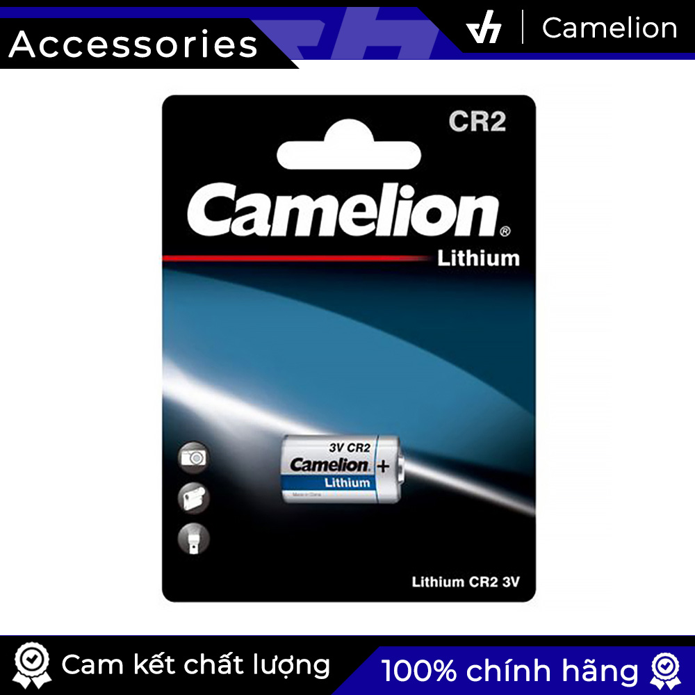 Pin Camelion CR2 lithium 3V - Pin dạng thỏi nhỏ