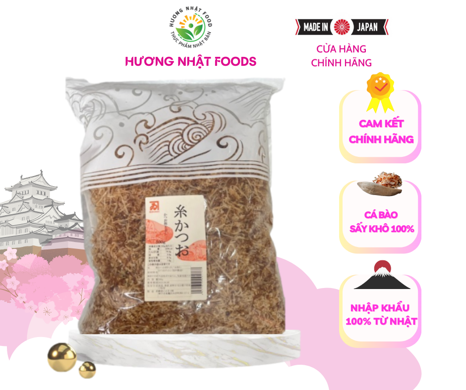 Cá bào khô sợi nhuyễn ito katsuo nhật bản 500g