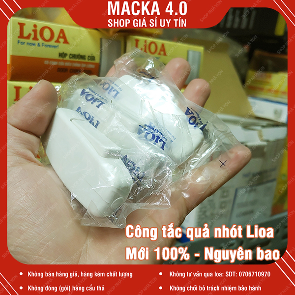 Công tắc quả nhót lioa 10a-250v
