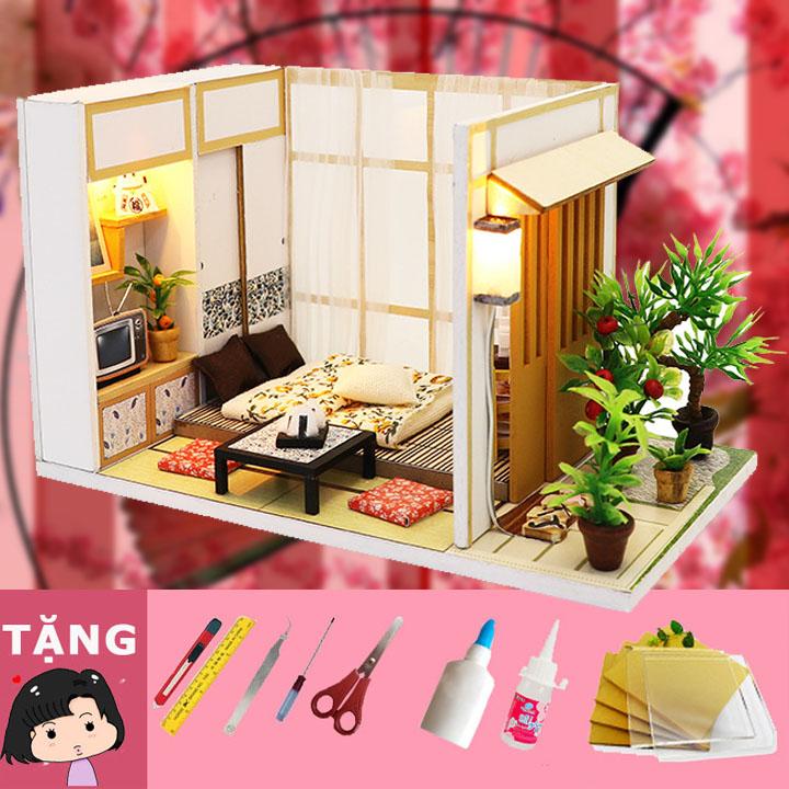 Mô hình nhà gỗ tự ráp Tịnh tâm