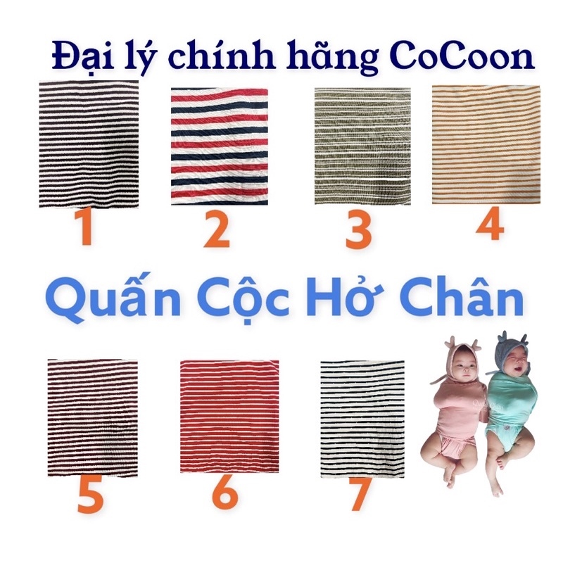 Quấn Chũn CoCoon Thần Thánh Giúp Bé NgủSâu Giấc Chống Giật Mình - KIDSSHOP