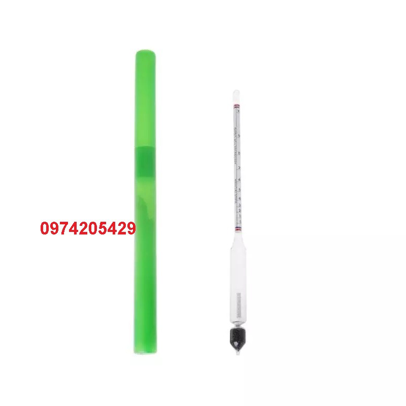 Cồn kế đo nồng độ cồn 0 -100, tửu kế
