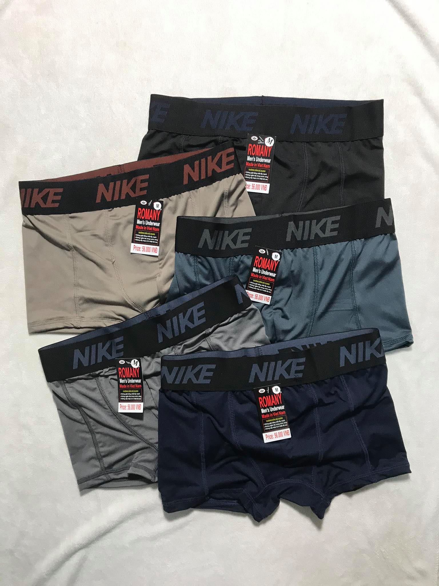 Combo 5 quần lót boxer thể thao - thun lạnh 4 chiều thoáng mát