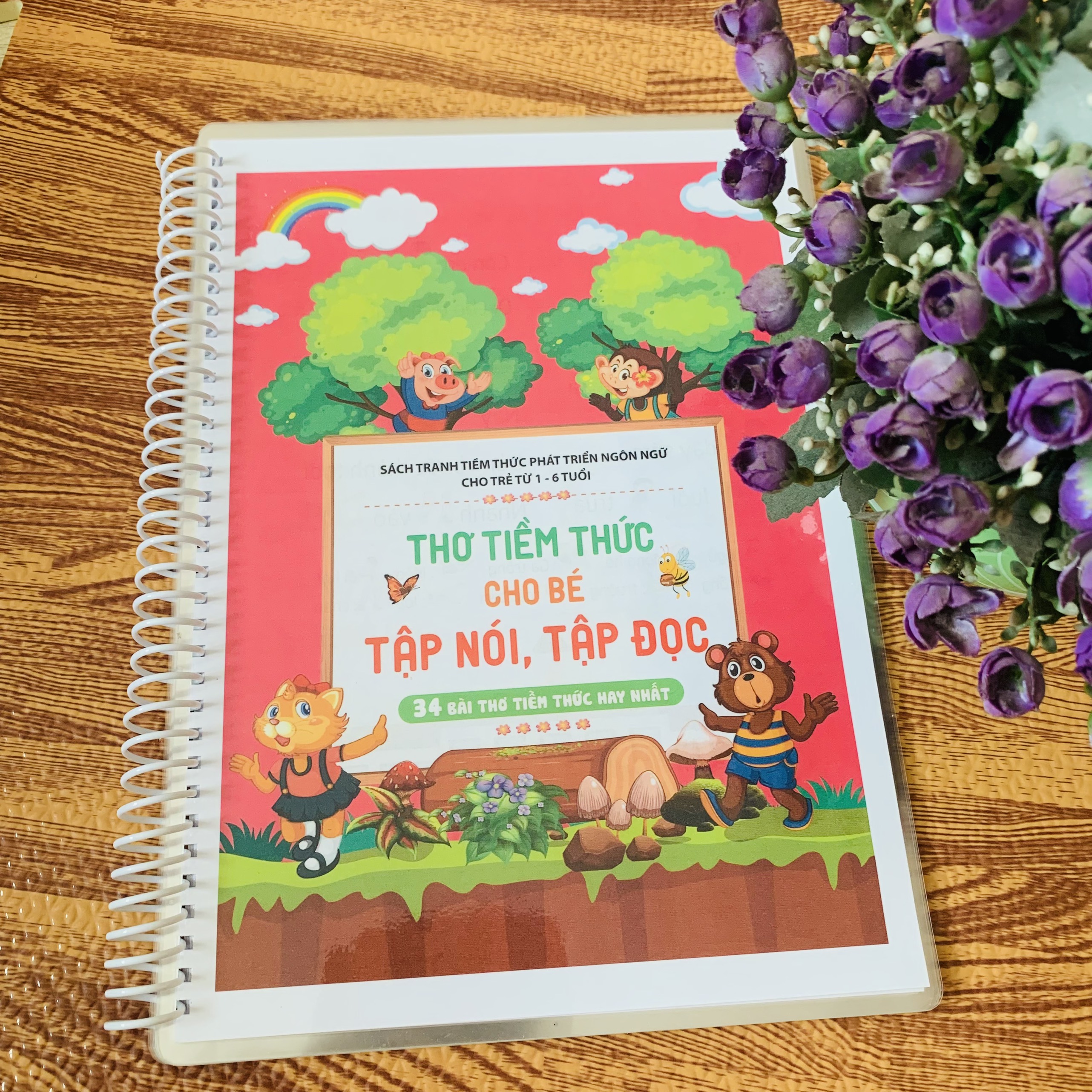 Thơ tiềm thức giúp bé tập nói tập đọc phát triển ngôn ngữ