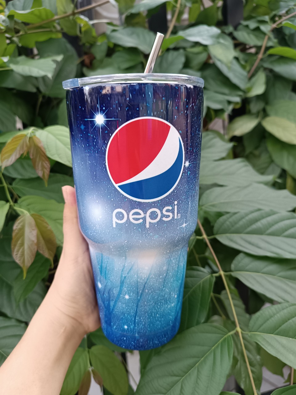 Ly giữ nhiệt inox rap việt 900 ml pepsi - ô long