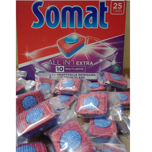 VIÊN RỬA CHÉN BÁT SOMAT 25 VIÊN ( BỘT RỬA LY FINISH,MUỐI RỬA BÁT ALIO)DÙNG CHO MÁY RỬA BÁT
